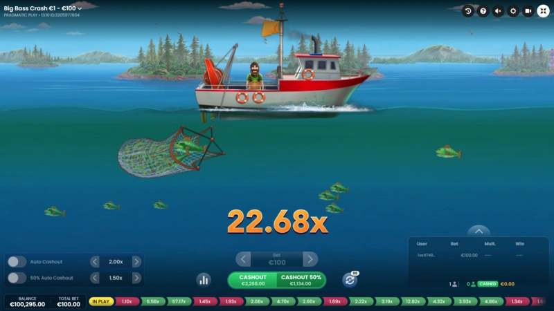 Big Bass Crash slots demo